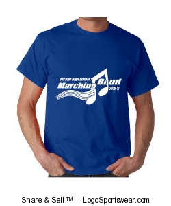 2010-11 DHS Marching Band Tee Design Zoom